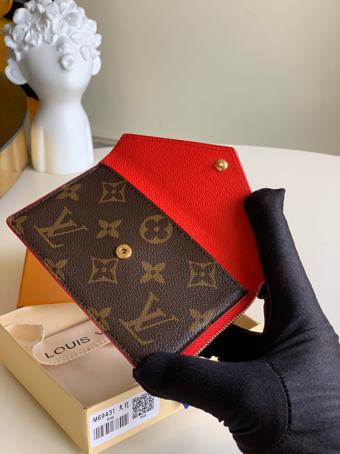 TOP Louis Vuitton LV LV Compact Key Wallet - Monogram
