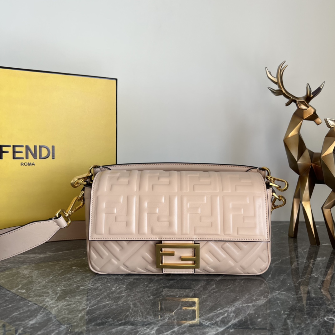 TOP FENDI Baguette Phone Pouch Bag 26*13*6cm- Red