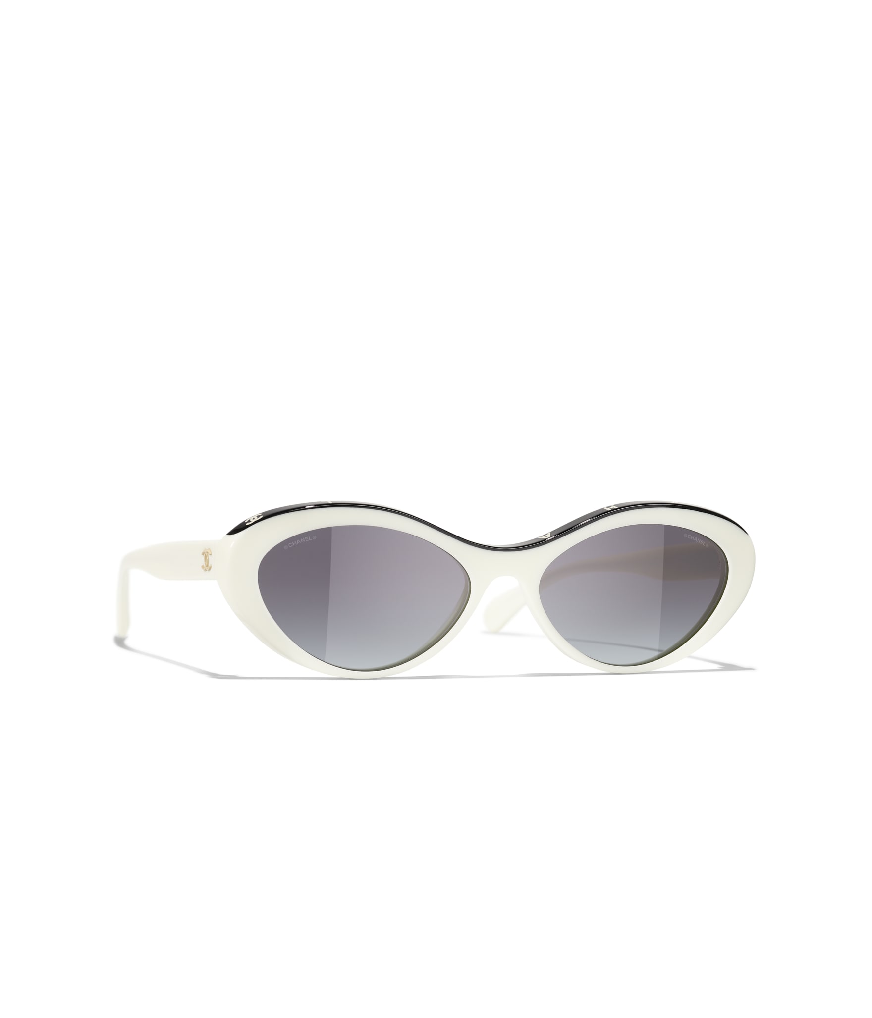 CHANEL Oval Sunglasses A71341X08101S