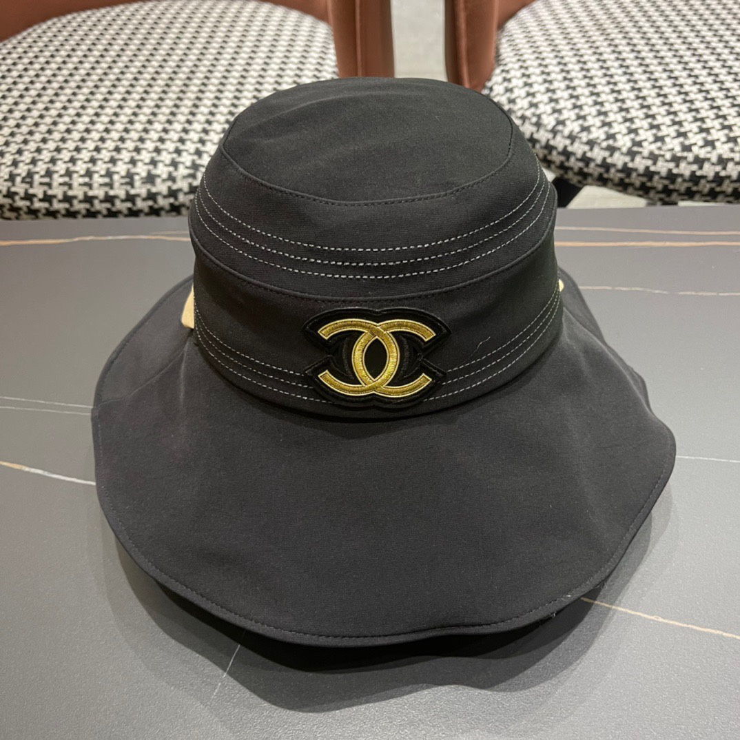 TOP CHANEL Versatile Fisherman Hat - 3 Colour