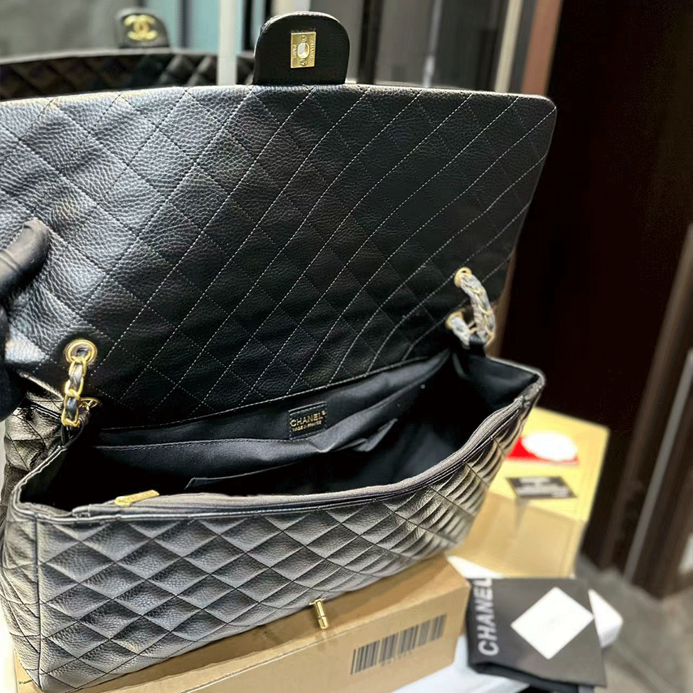 Chanel CF Maxi Leather Handbag Shoulder Bag (Perfect Replica）