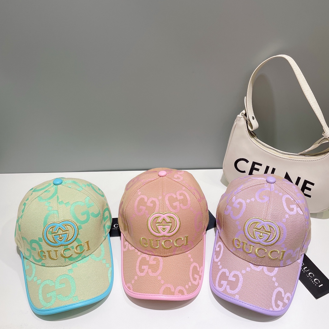 TOP GUCCI Classic Baseball Hat - 3 Colors