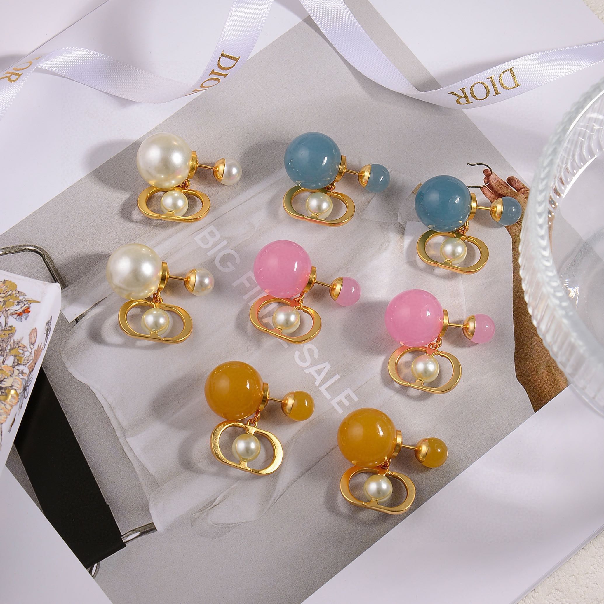TOP Christian Dior Compass Earrings-4 Colors