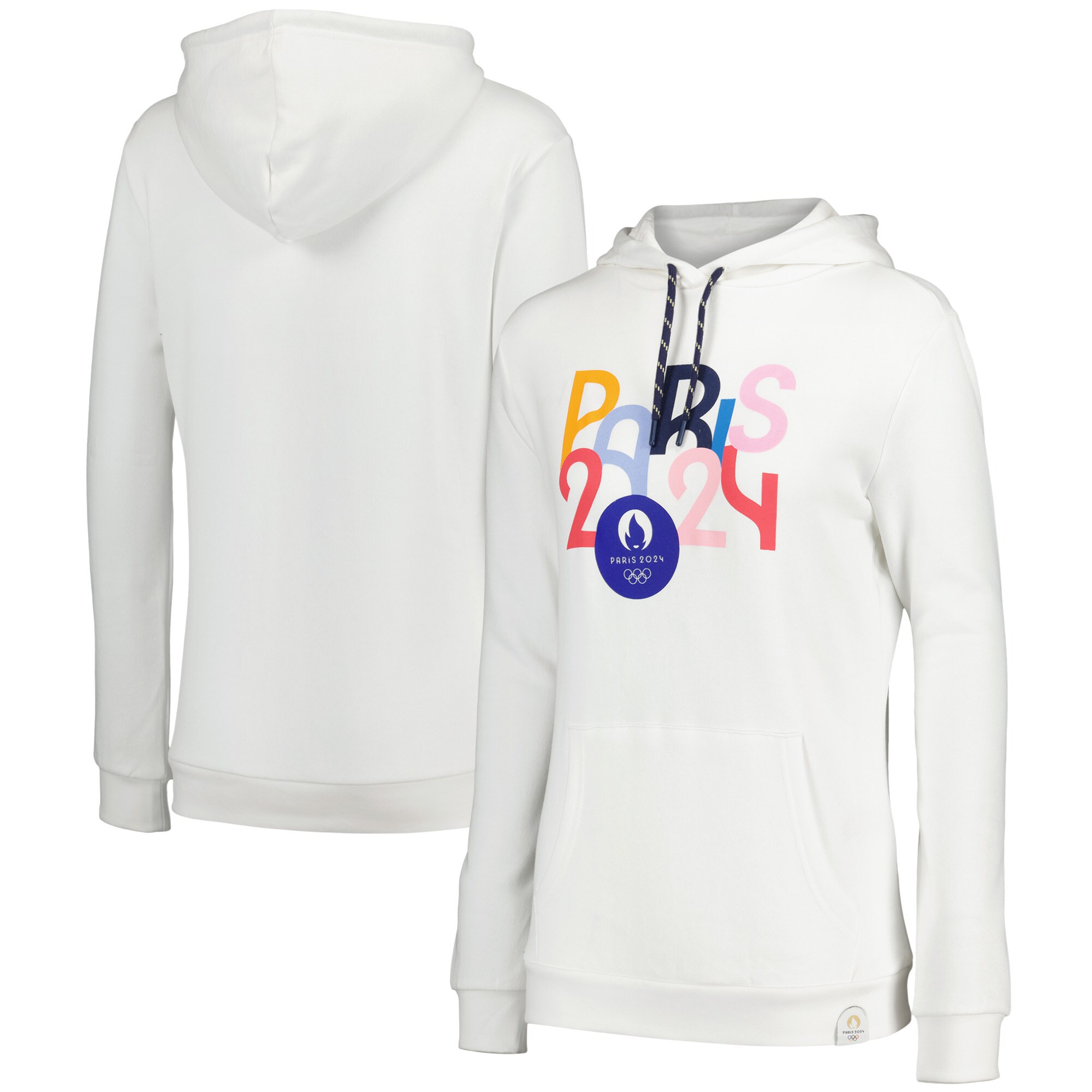 Paris 2024 Olympics Logo Hoodie - White - Women's