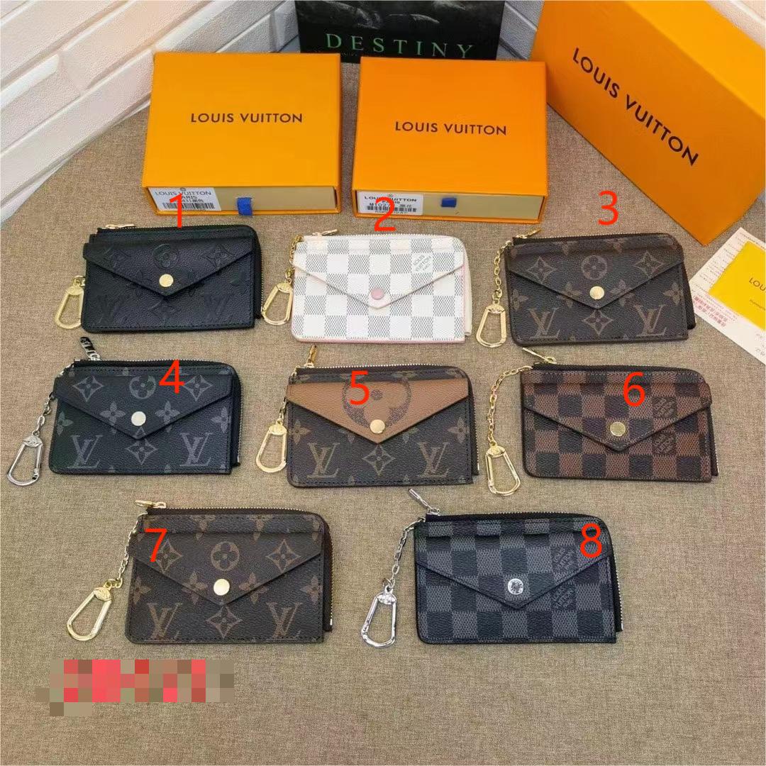 TOP Louis Vuitton LV LV Compact Key Wallet - Monogram