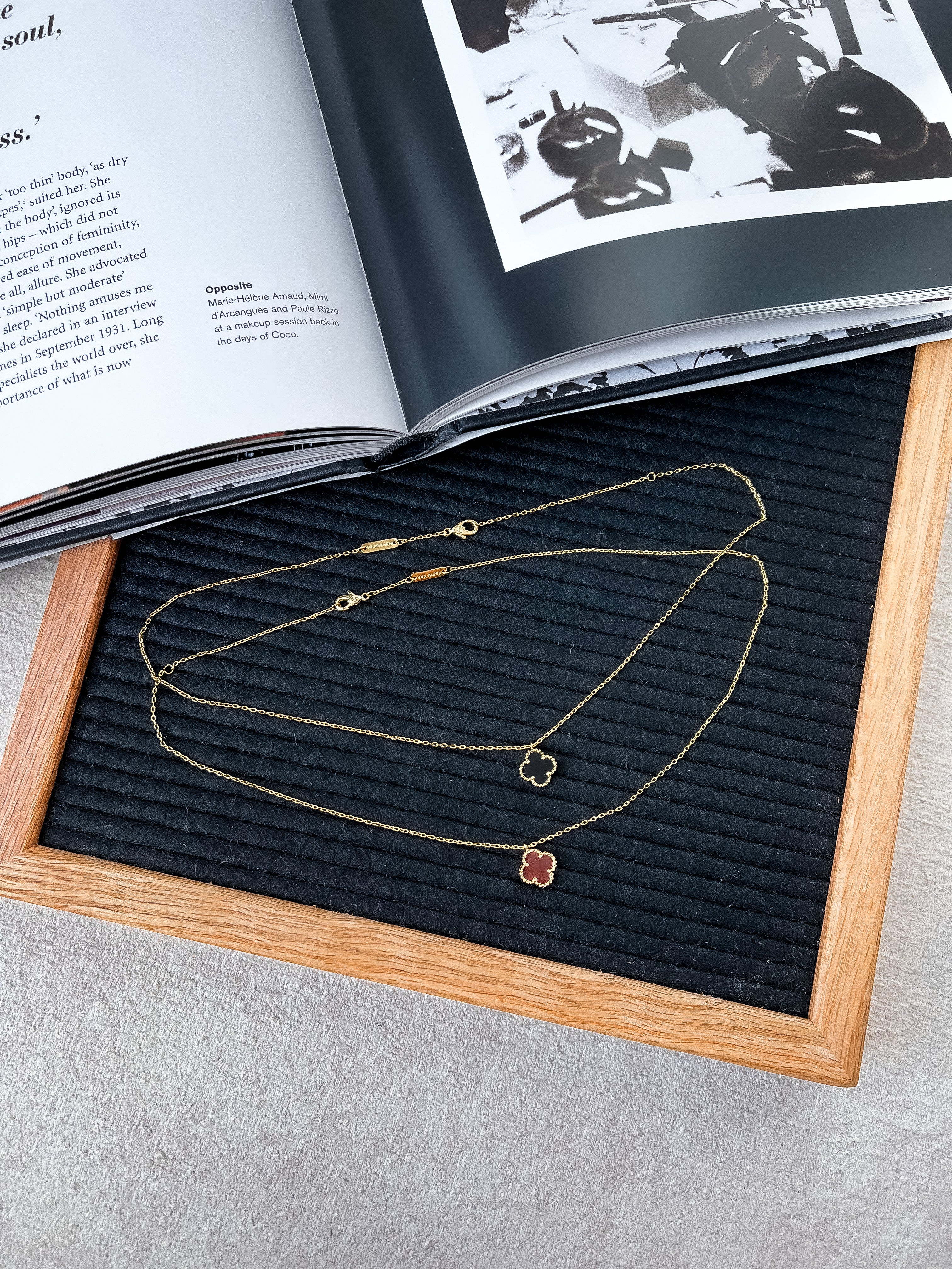 TOP Van Cleef & Arpels VCA Single Clover Necklace - Gold