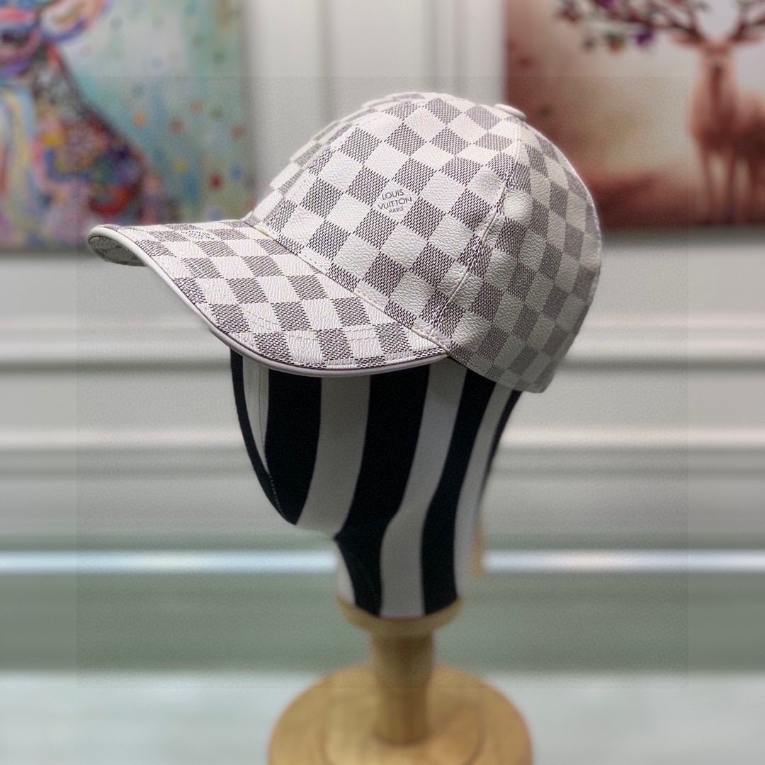 TOP Louis Vuitton LV Baseball Hat Canvas - Damier Azur