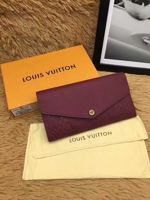 TOP Louis Vuitton LV Sarah Empreinte Wallet 19cm - 6 Colors