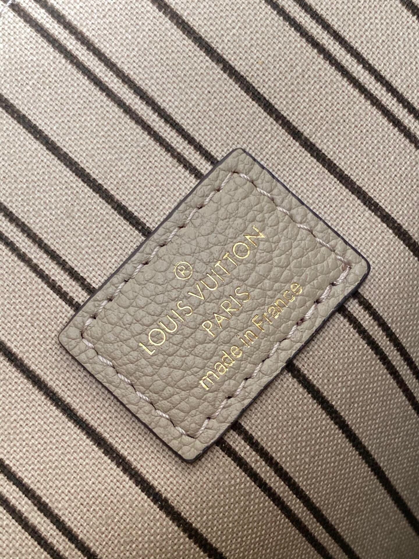 TOP Louis Vuitton LV £V Empreinte Pochette Metis 25X19X7cm - Taupe