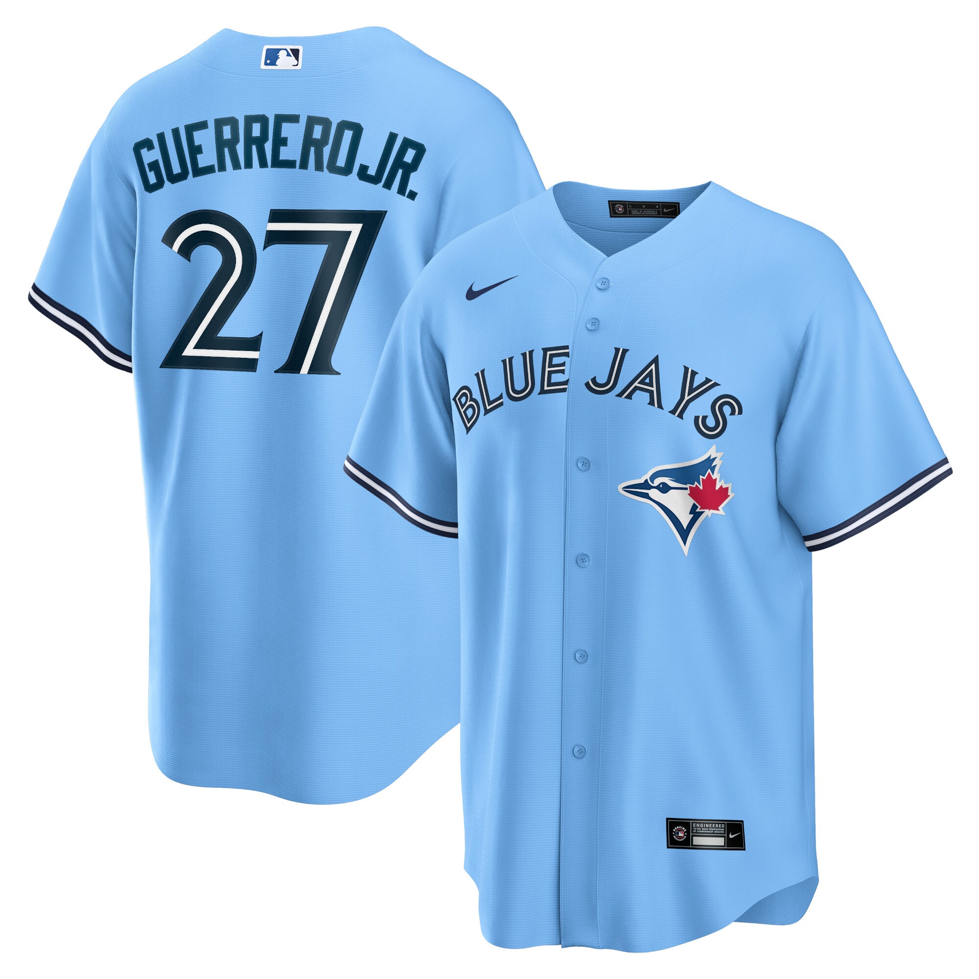 Men’s Toronto Blue Jays Vladimir Guerrero Jr. Powder Blue Alternate Limited Player Jersey