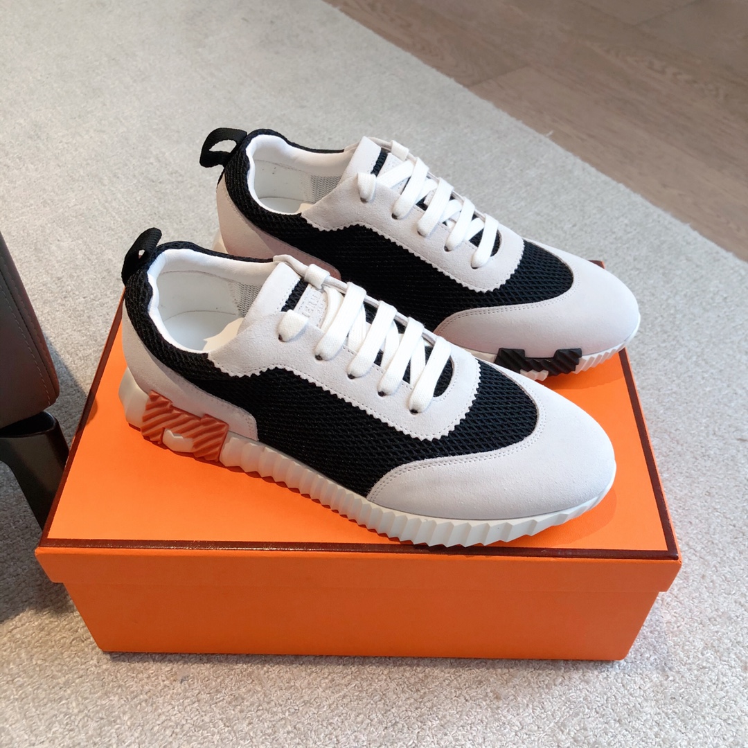 Hermès-trainers 2024 giga Leather low trainers  (Replica)