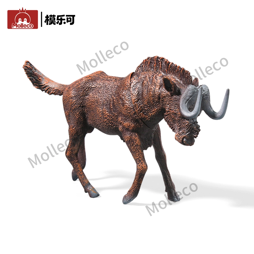 Molleco Animal Figure Toys for Kids and Children Male Wildebeest CP059