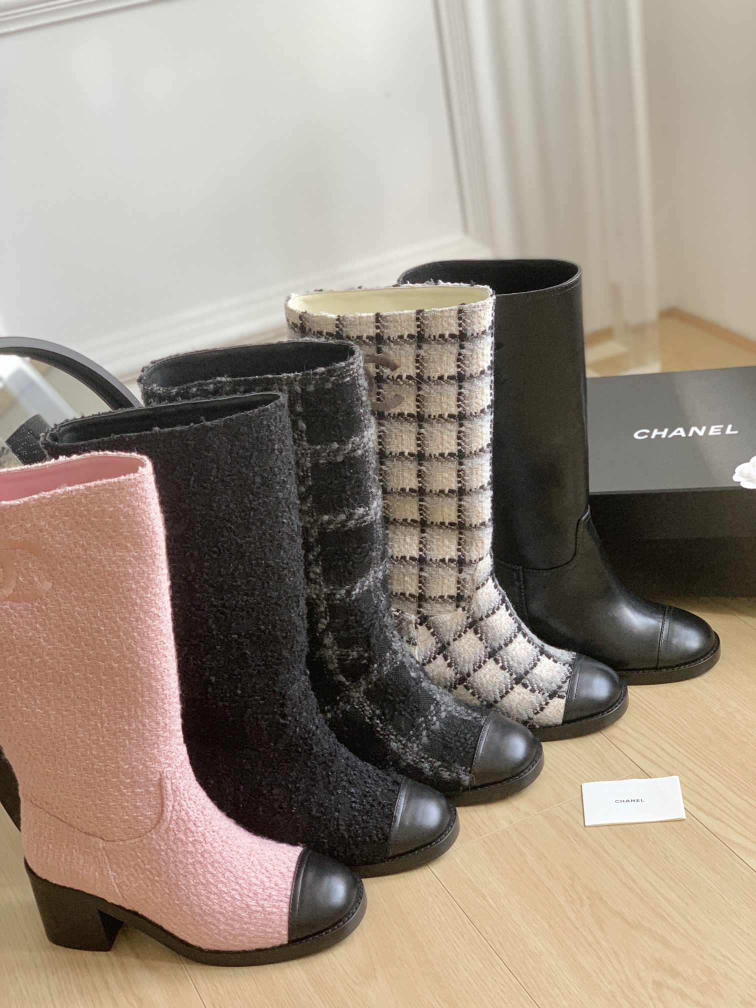 TOP CHANEL New Cowhide Boots - 5 Colors