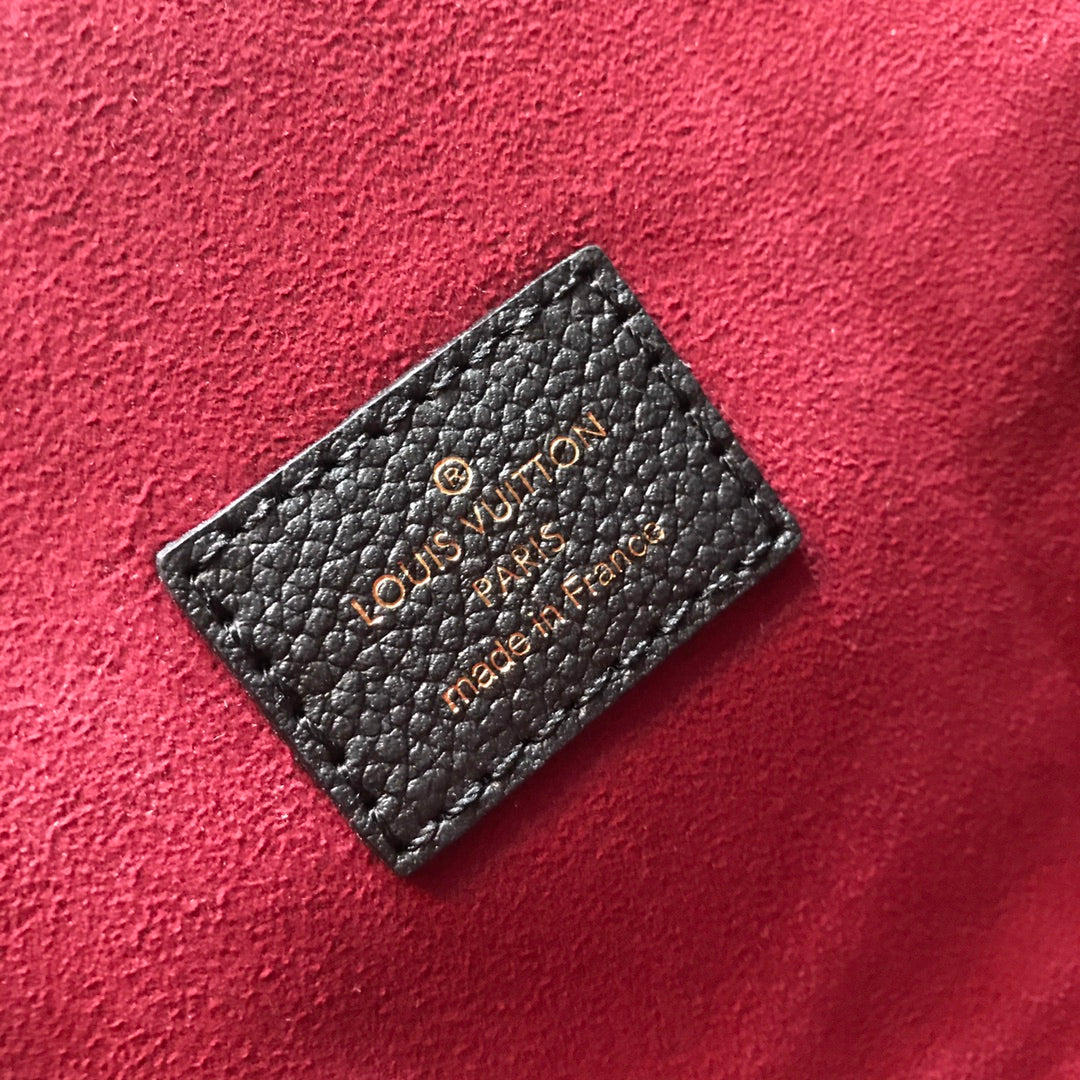 TOP Louis Vuitton LV  Empreinte BiColor Metis Giant Monogram 25X19X7cm- Black and White