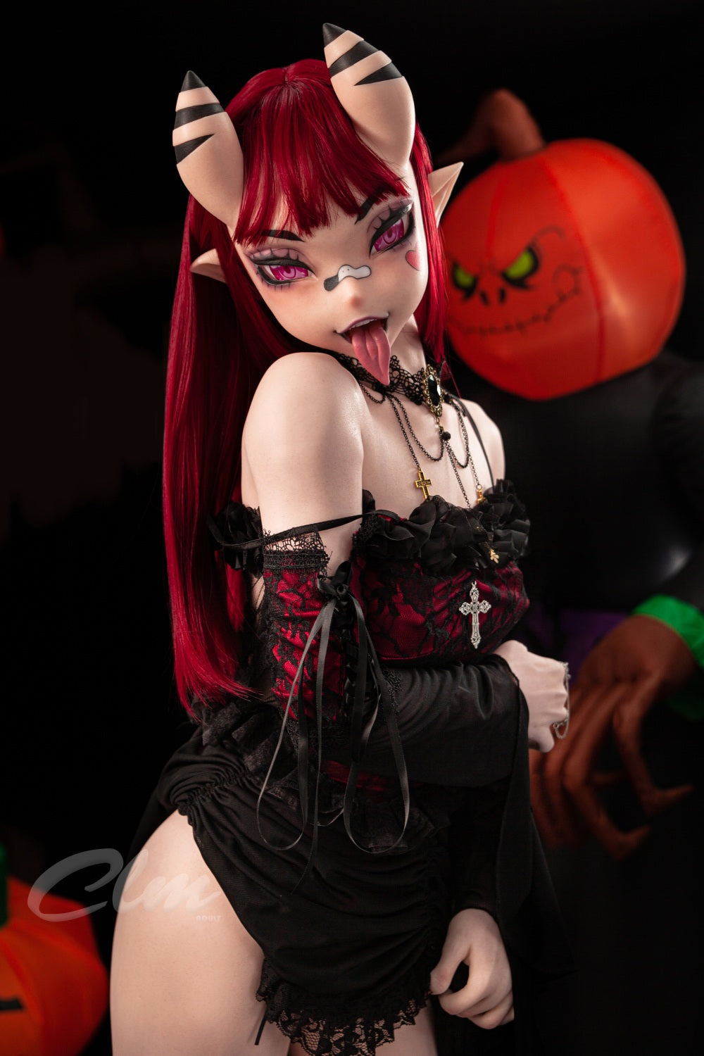 ❤CLM Ultra❤ 157cm/5ft2 Halloween Style Silicone Sex Doll SiQ157cm - Meru