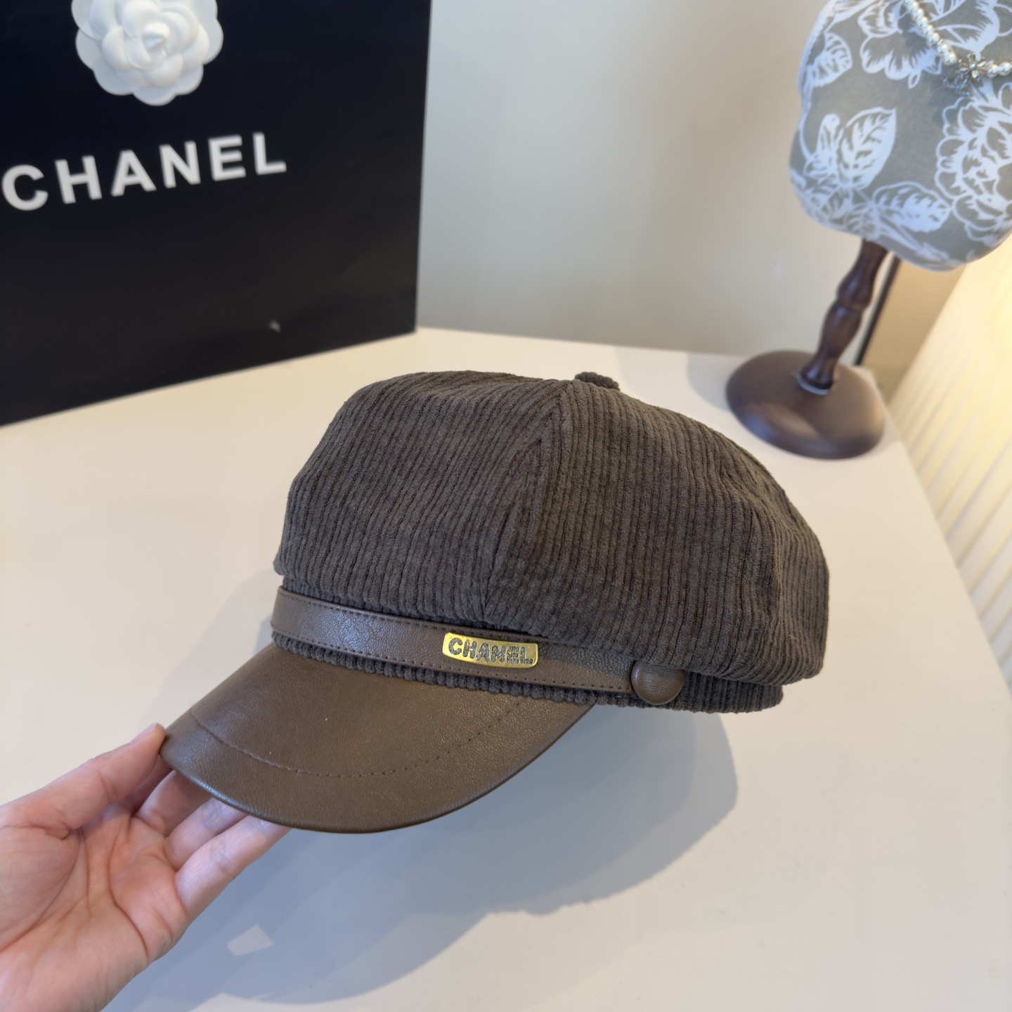 TOP CHANEL Beret Hat - 2 Colors