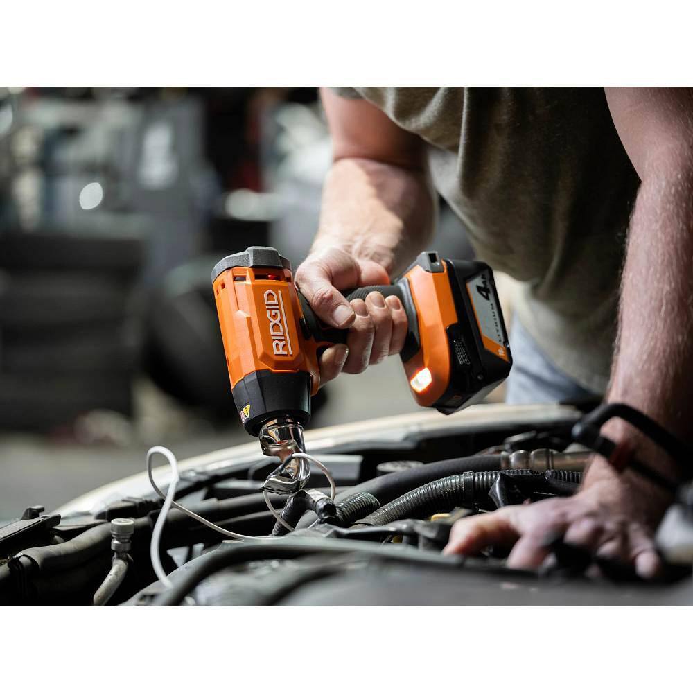 18V Cordless Compact Heat Gun with (2) 4.0 Ah Batteries, Charger, and Bag