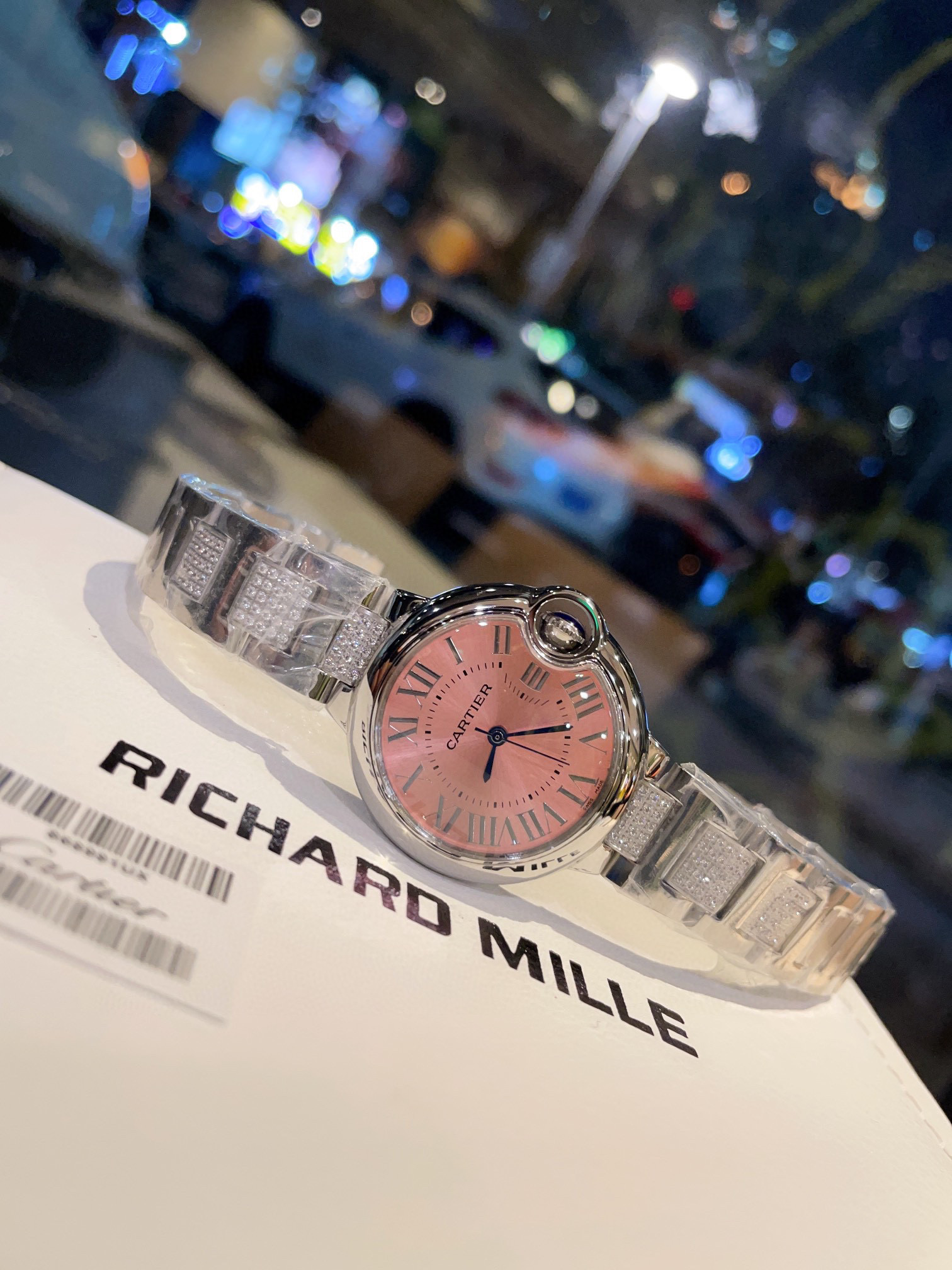 TOP Cartier BALLON BLEU DE WATCH - Pink
