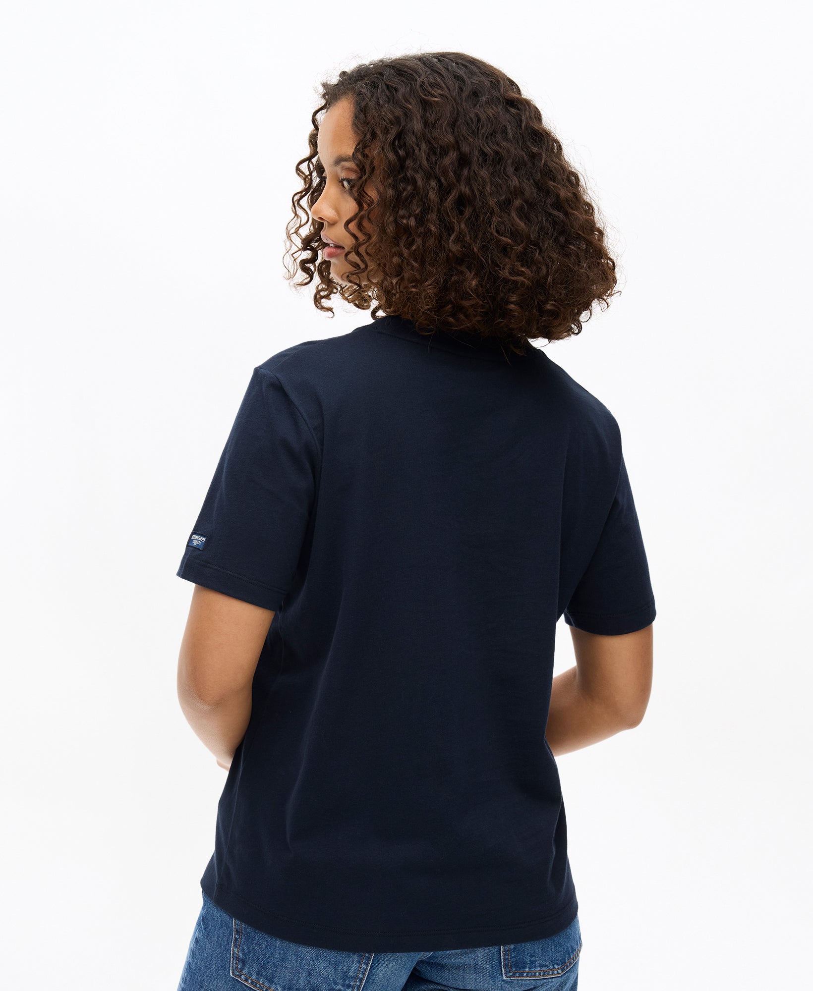 Loose Logo Tee | Deep Navy