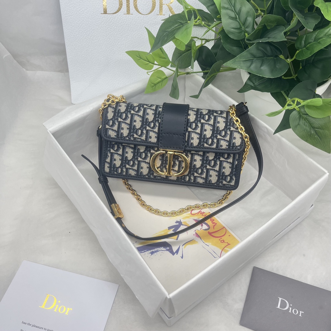 Top Christian Dior Cowhide 30 Montaigne Bag - 21.5×12×6cm