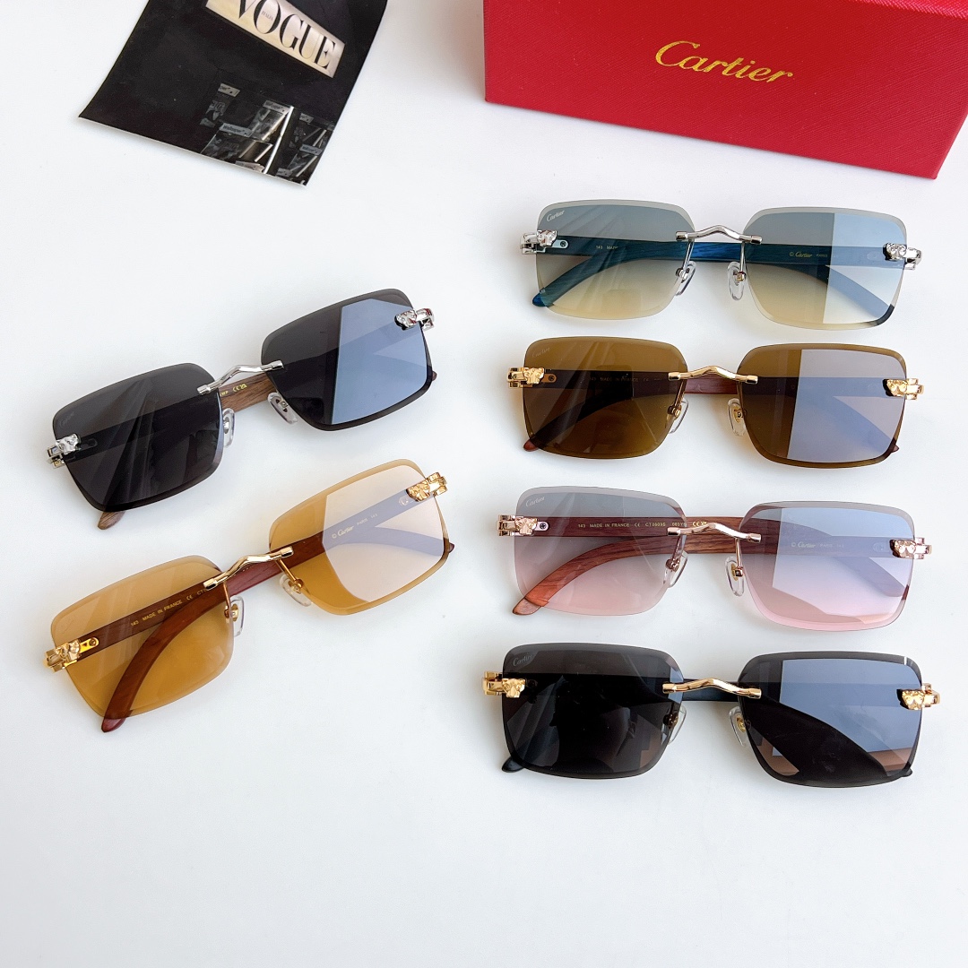 TOP Cartier Sunglasses - 6 Color