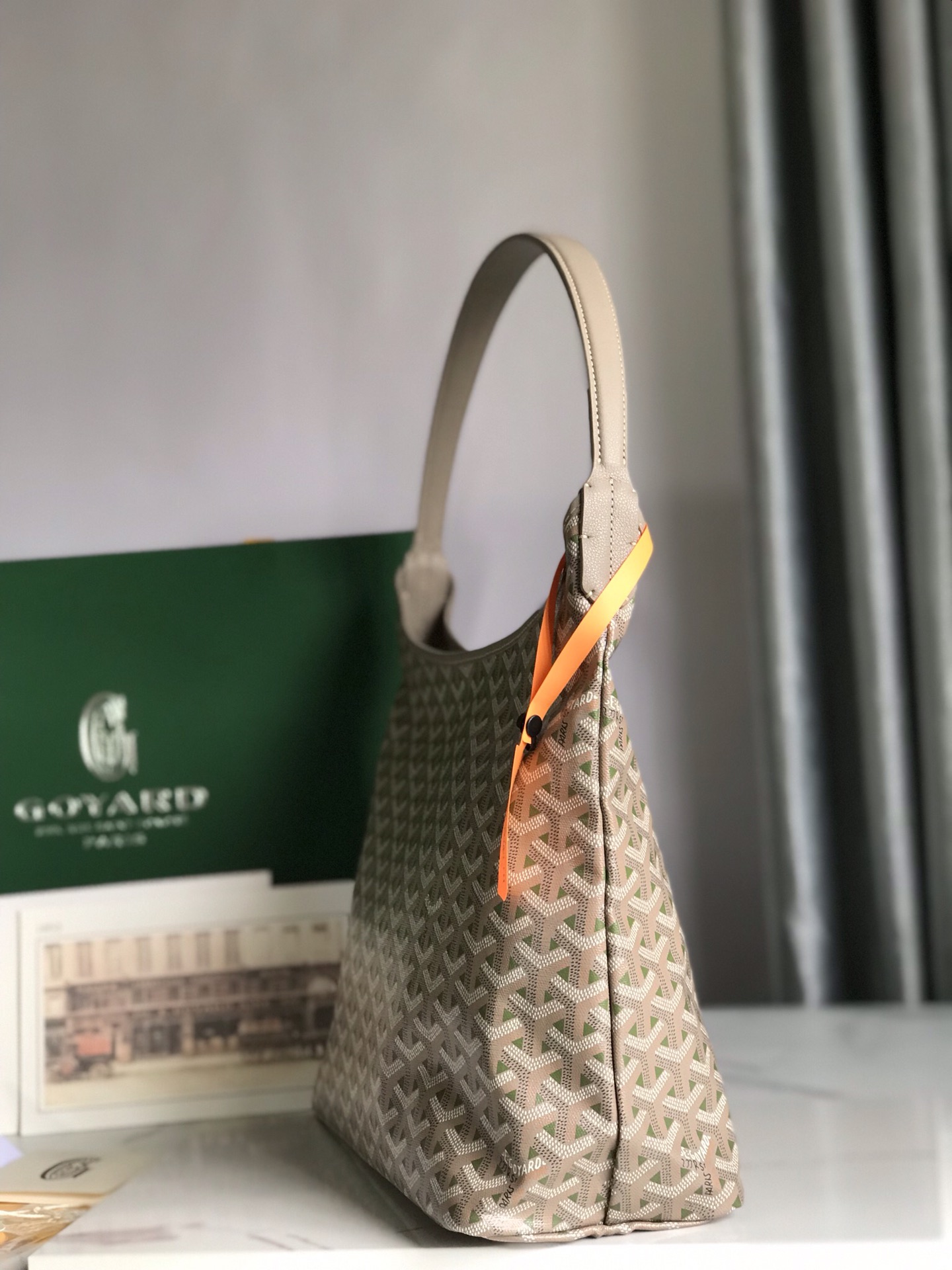 Goyard hobo boheme brown-green