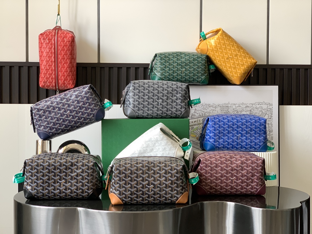 TOP Goyard Boeing 25 Toiletry Bag 24x13x12 cm - 10 Colors