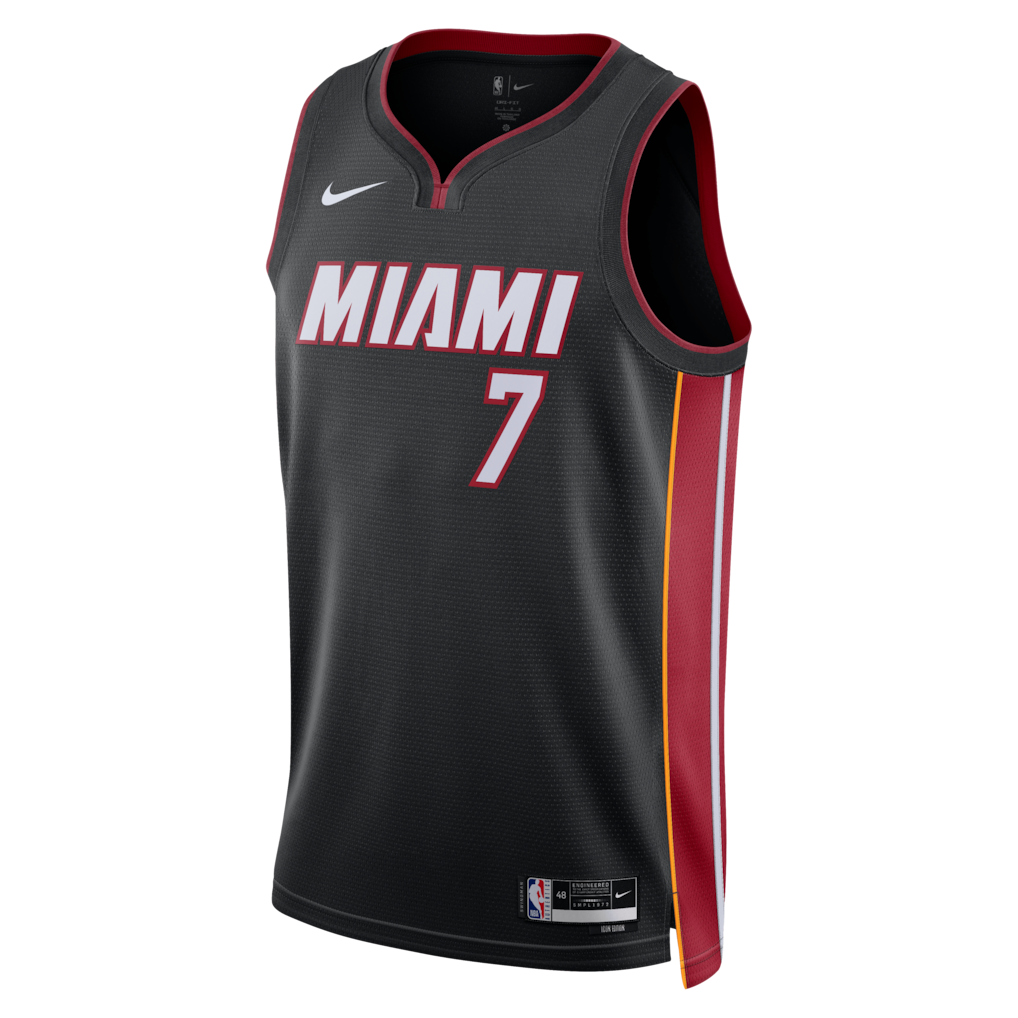 Miami Heat Giannis Antetokounmpo Black Jersey - Icon Edition