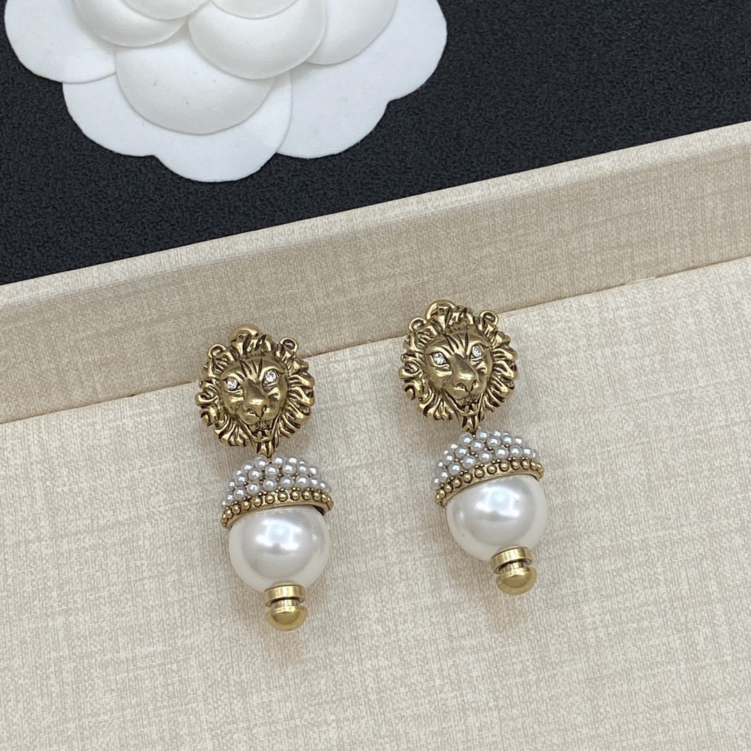 TOP GUCCI  Earrings - Gold
