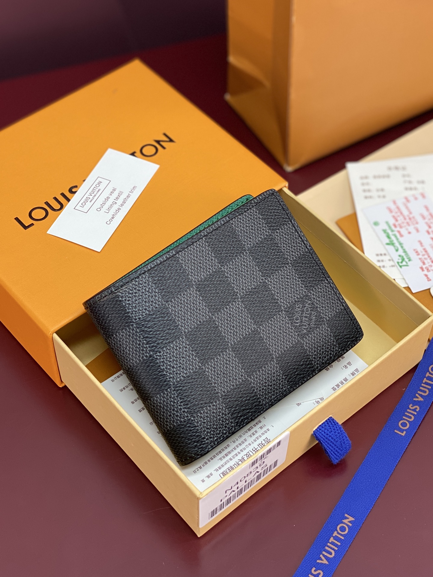 TOP Louis Vuitton LV Monogram  Wallet 12/9cm - Black