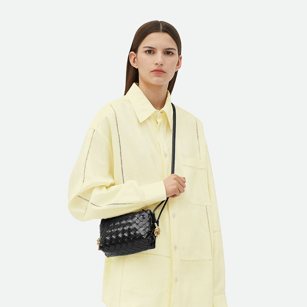 BV Bottega Veneta Mini Loop Metal Knots Bag(Replica)