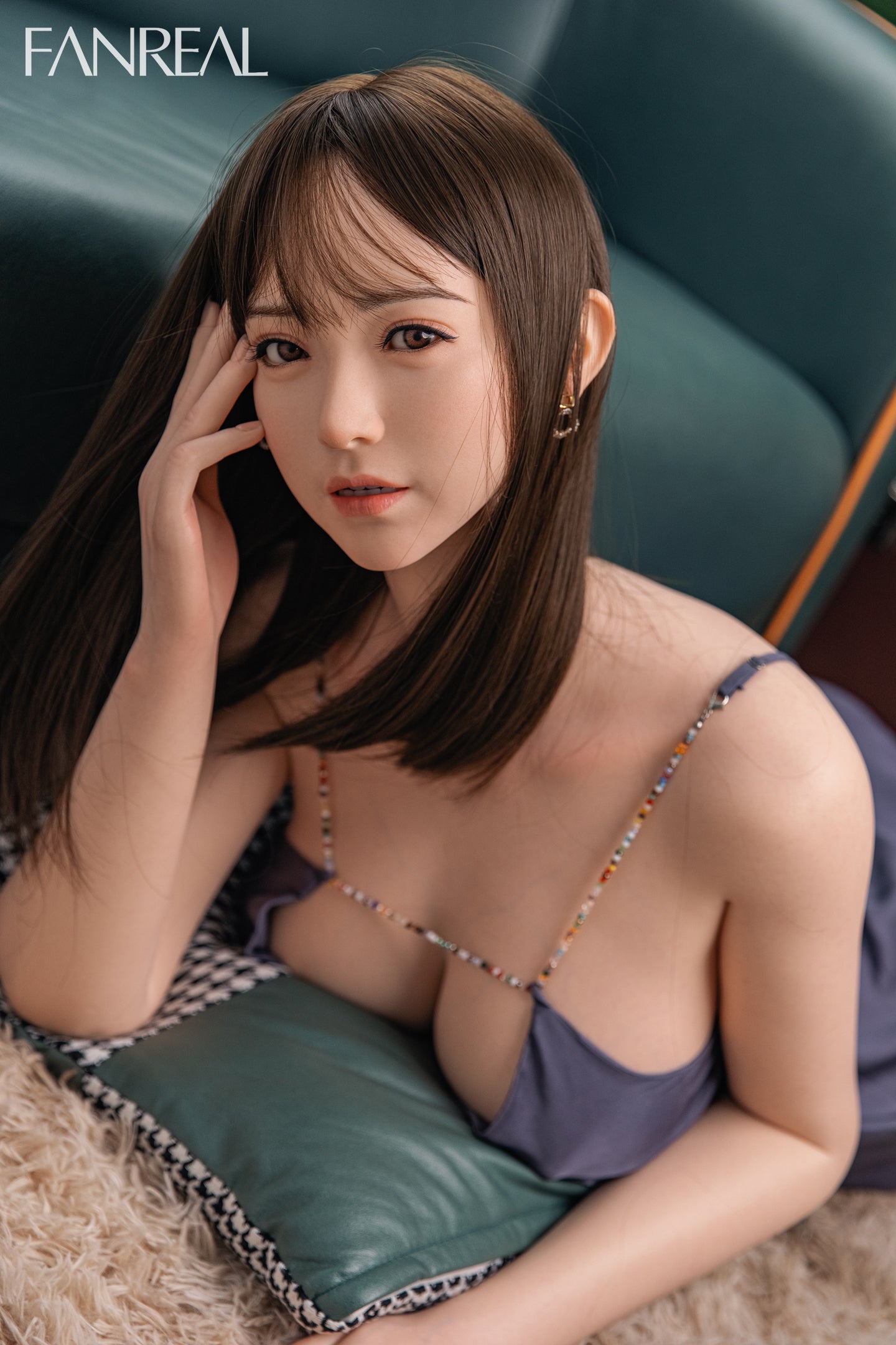 95cm/3ft1 G-cup Celebrity Big Breast Silicone Torso Sex Doll – Xue