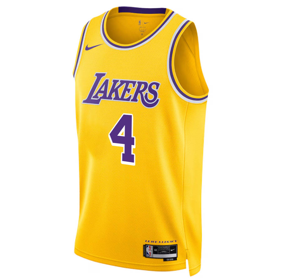 Dalton Knecht Los Angeles Lakers Jersey – Icon Edition