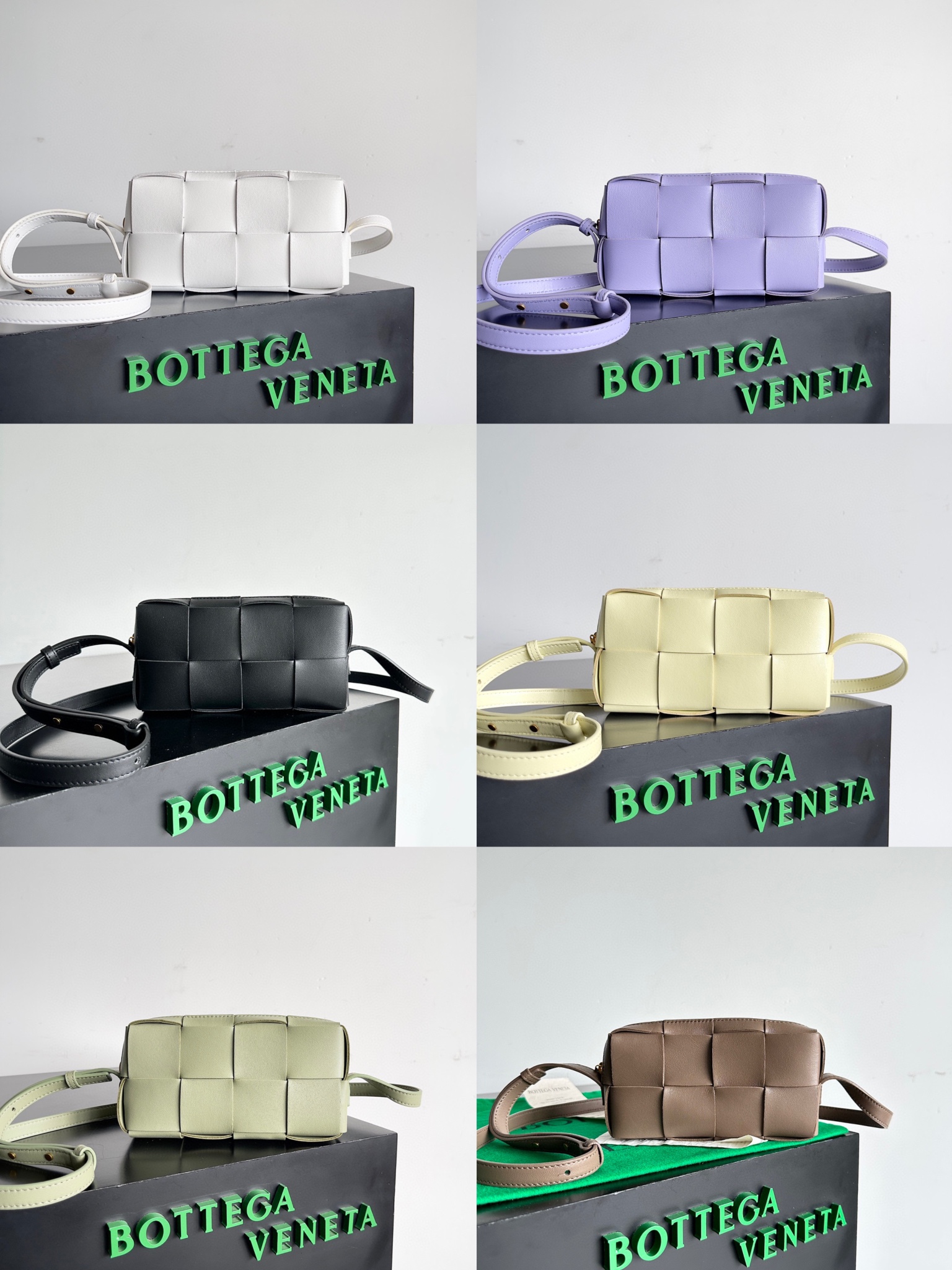TOP Bottega Veneta BV Brick Cassette Bags - 6 Colors