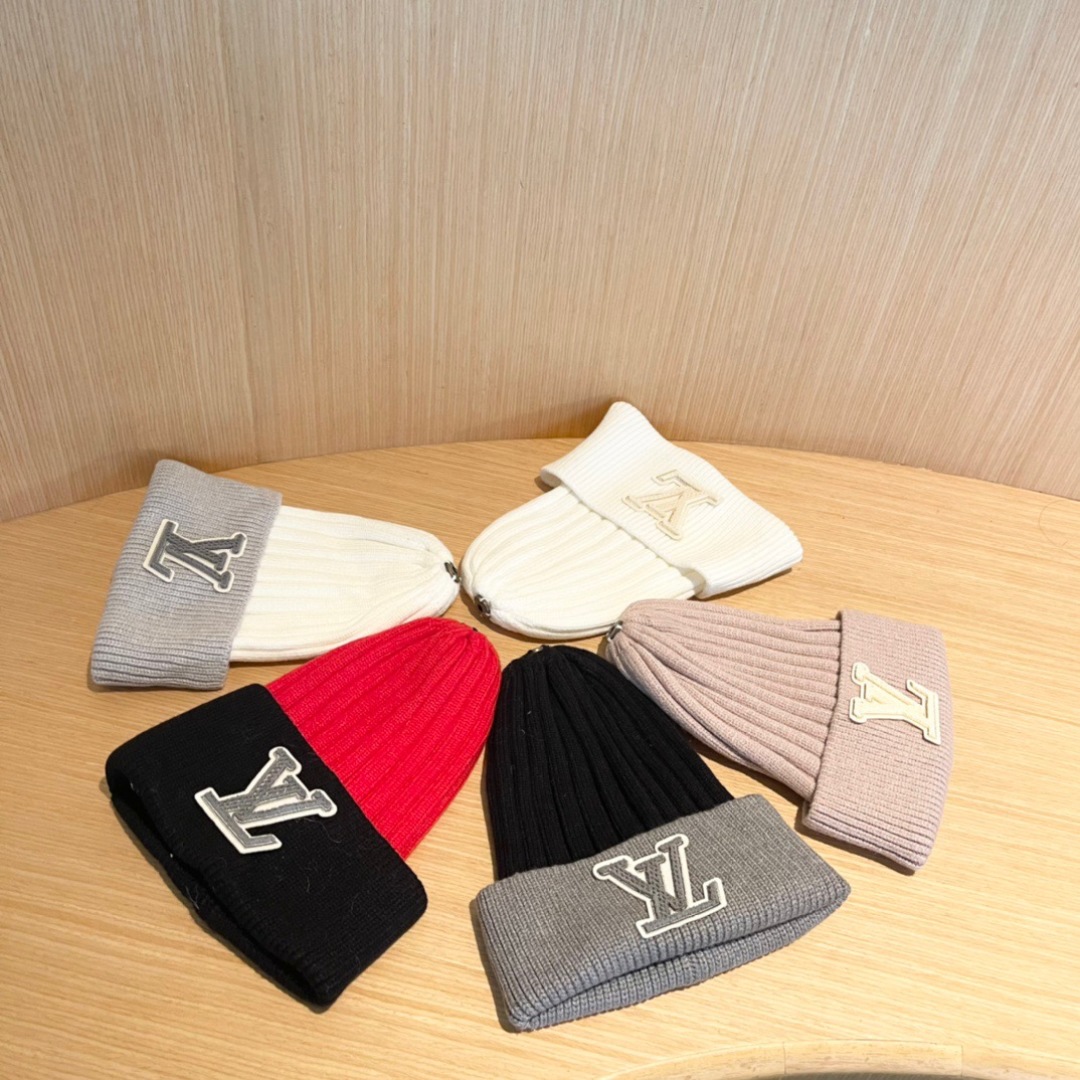 TOP Louis Vuitton LV Knitted Wool Hat - 5 Colors