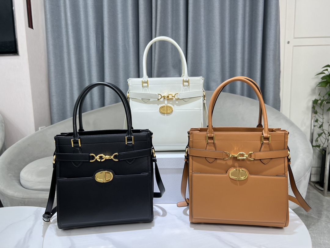 TOP Christian Dior New Cow Leather Bag - 28*30*18 cm - 3 Colors