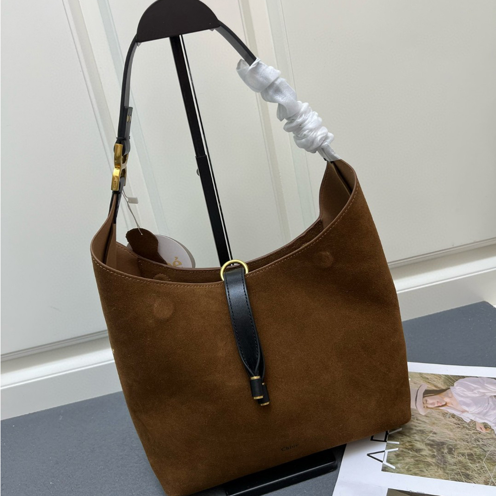 Chloe Marcie Suede Leather Bag  (Replica)