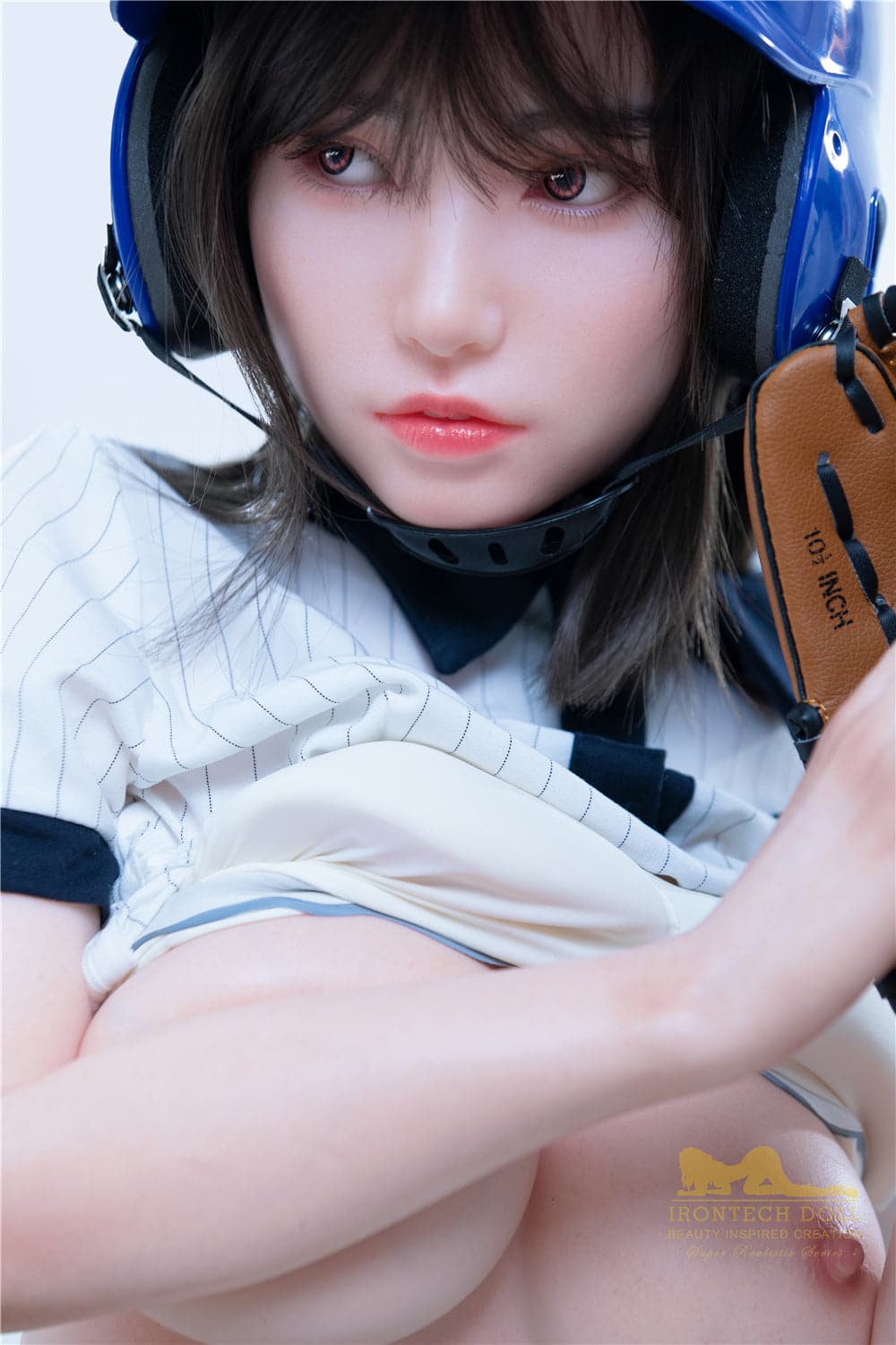 153cm/5ft F-Cup Big Breast Japanese Baseball Silicone Sex Doll