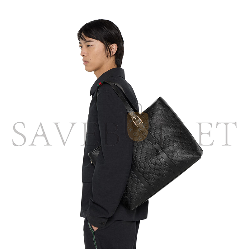GUCCI GG EMBLEM LARGE TOTE BAG 850218 (38*32*16.5cm)