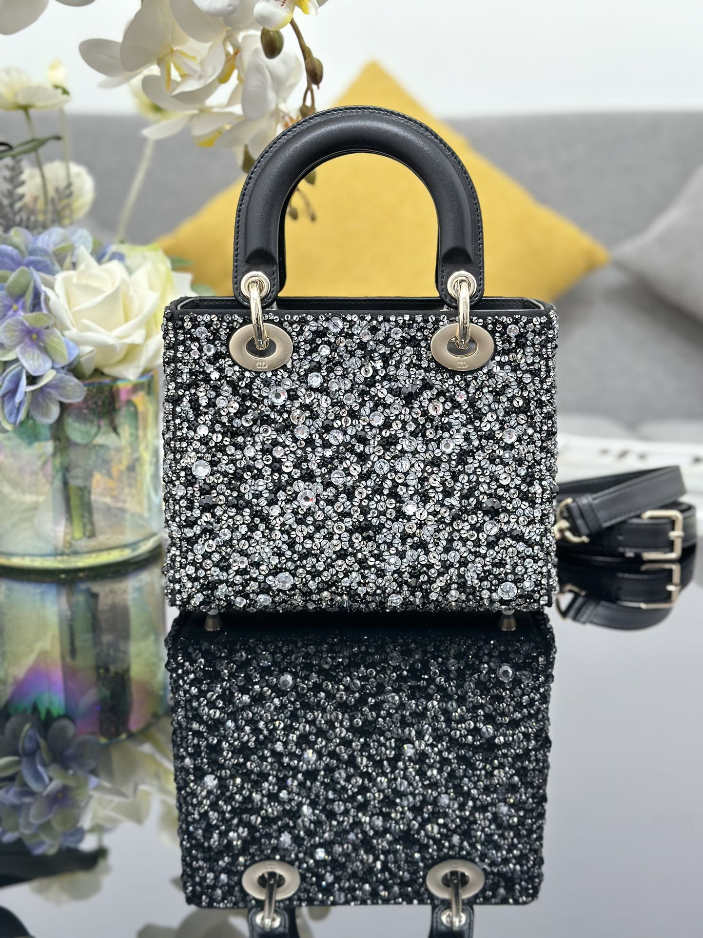 TOP Christian Dior Pearl Lady Christian Dior Bags 20x16.5x8cm - 3 Colors