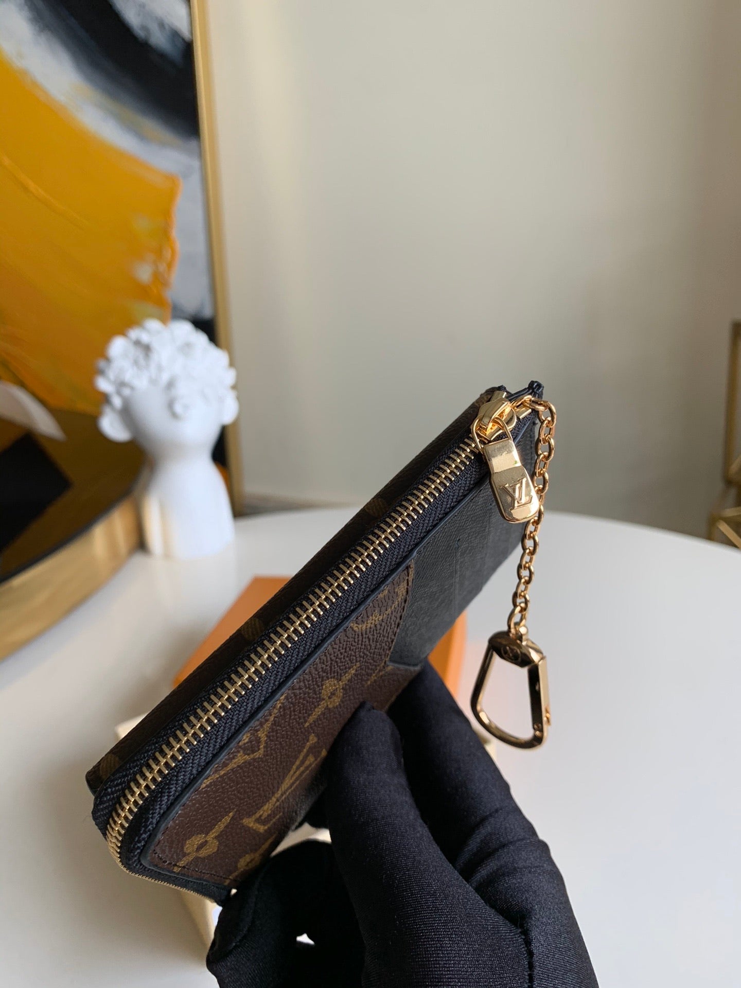 TOP Louis Vuitton LV LV Compact Key Wallet - Monogram