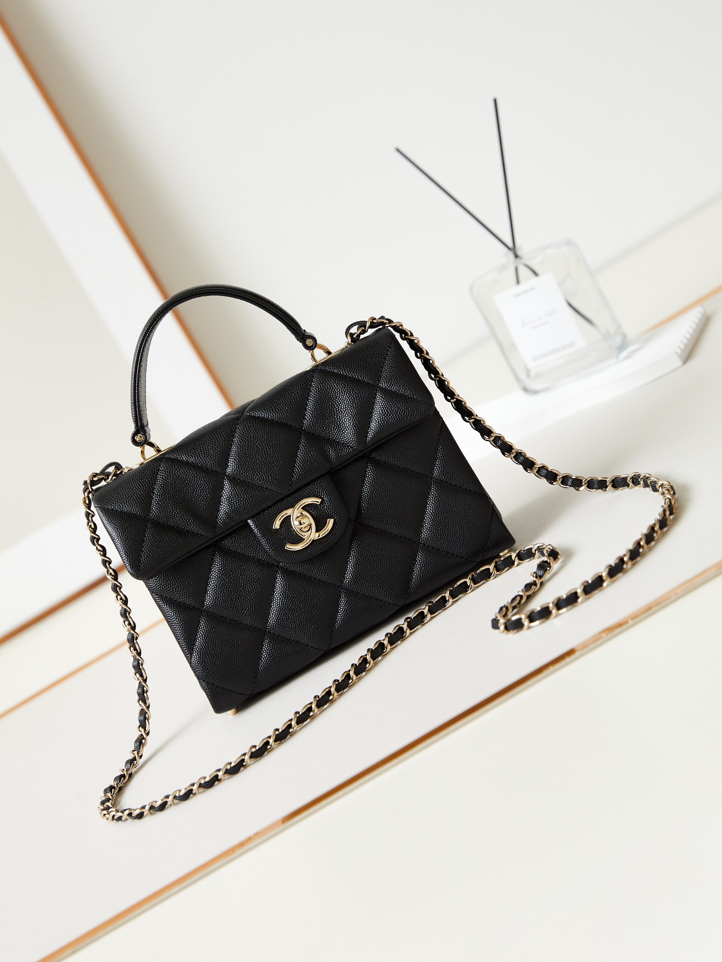 TOP CHANEL 24P Calfskin Kelly Bags 16-21-9.5cm - 5 Colour&GHW