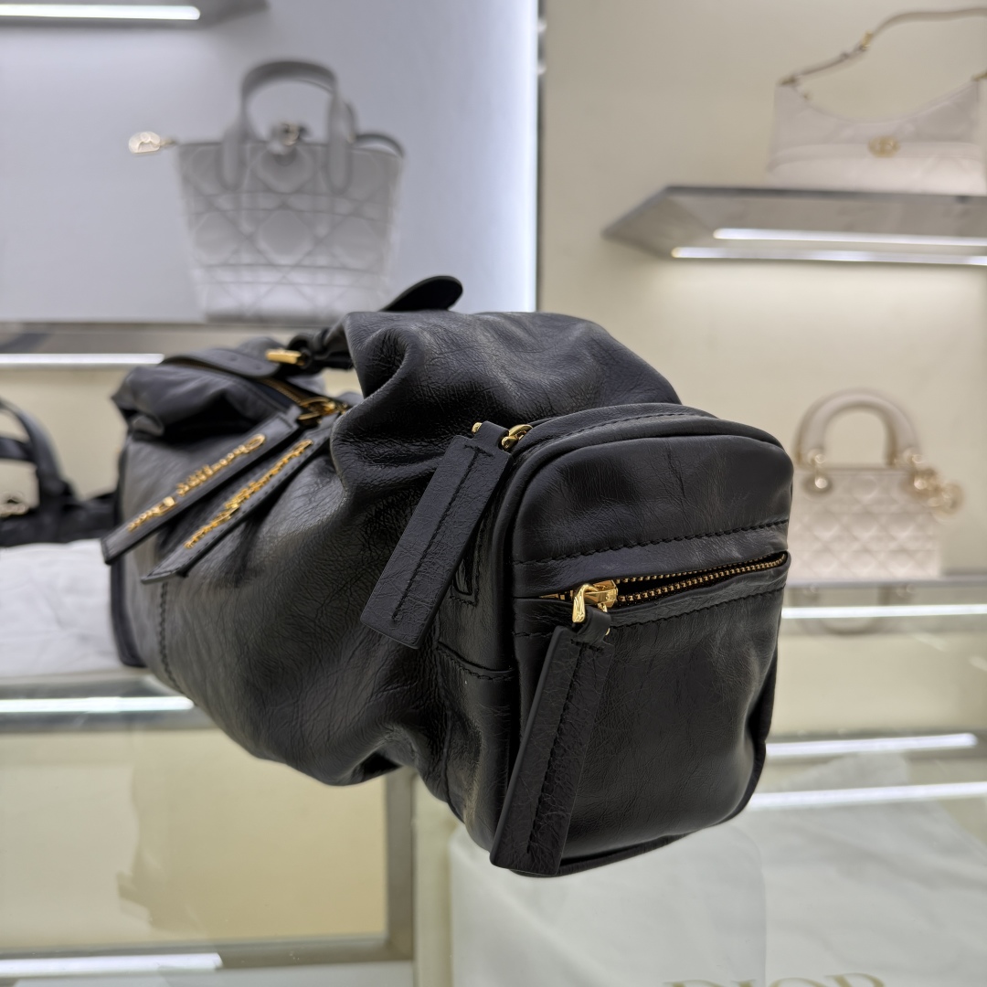 TOP Christian Dior Grand Tour Multipocket Bag 30.5x18x16cm - Black