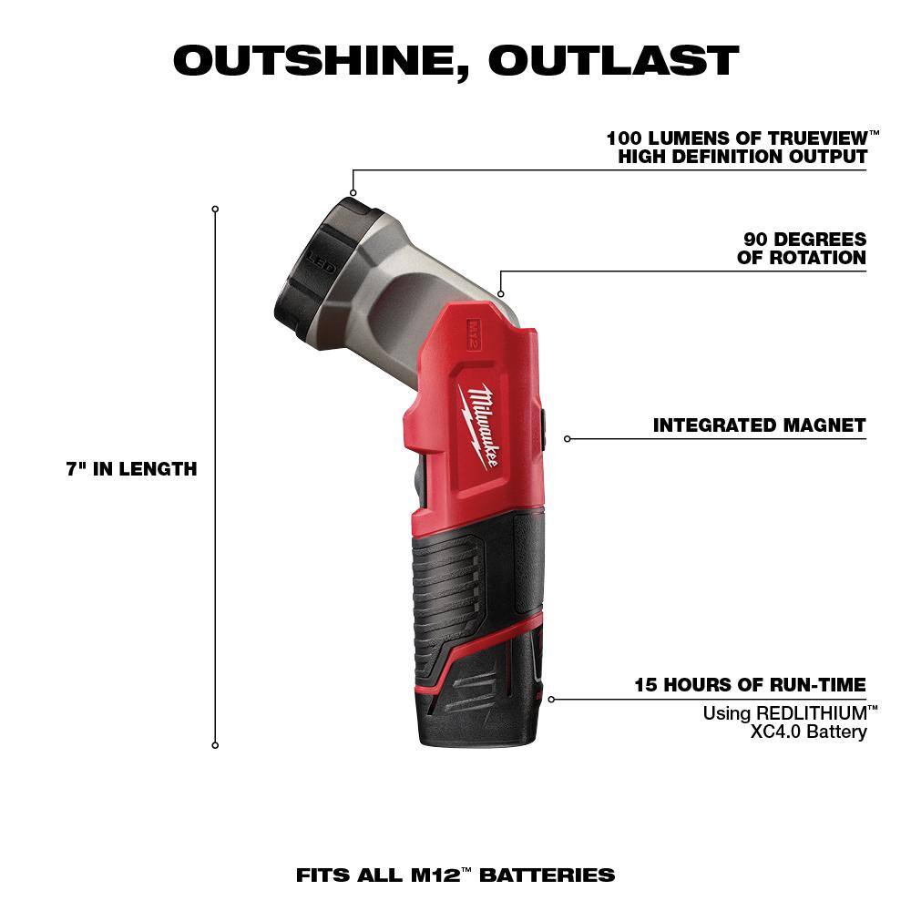 M12 12-Volt Lithium-Ion Cordless 5-Tool Combo Kit w/SHOCKWAVE Impact Duty Alloy Steel Screw Driver Bit Set (25-Piece)