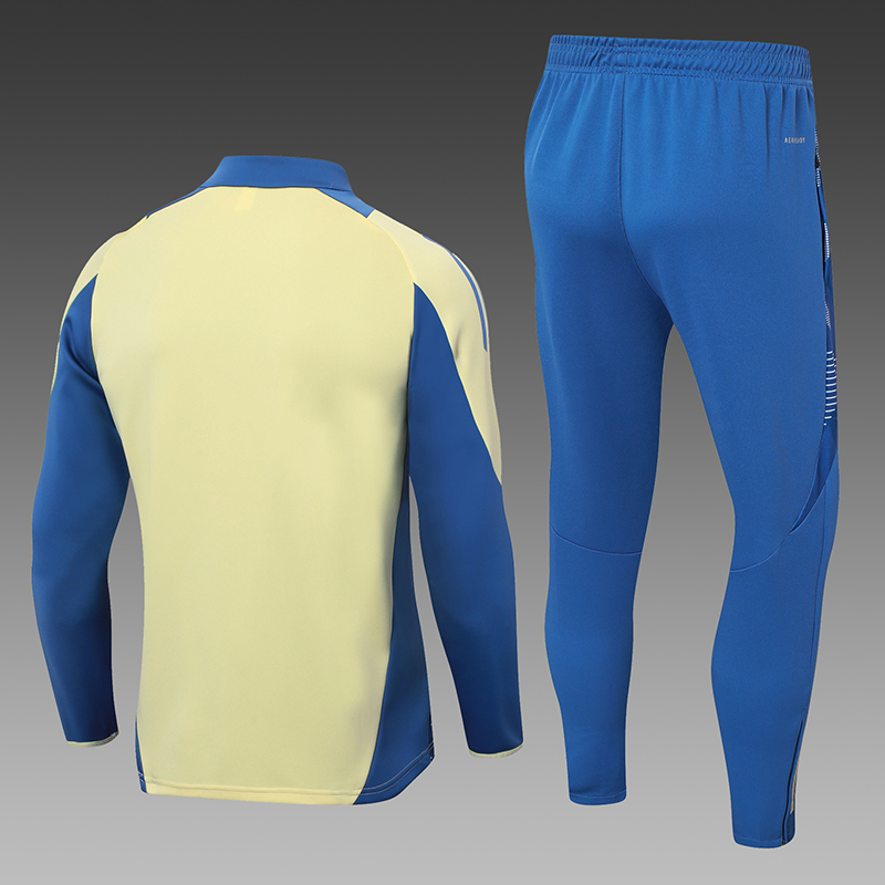 2024-25 Yellow Ajax  Football Half Pull Training Suit