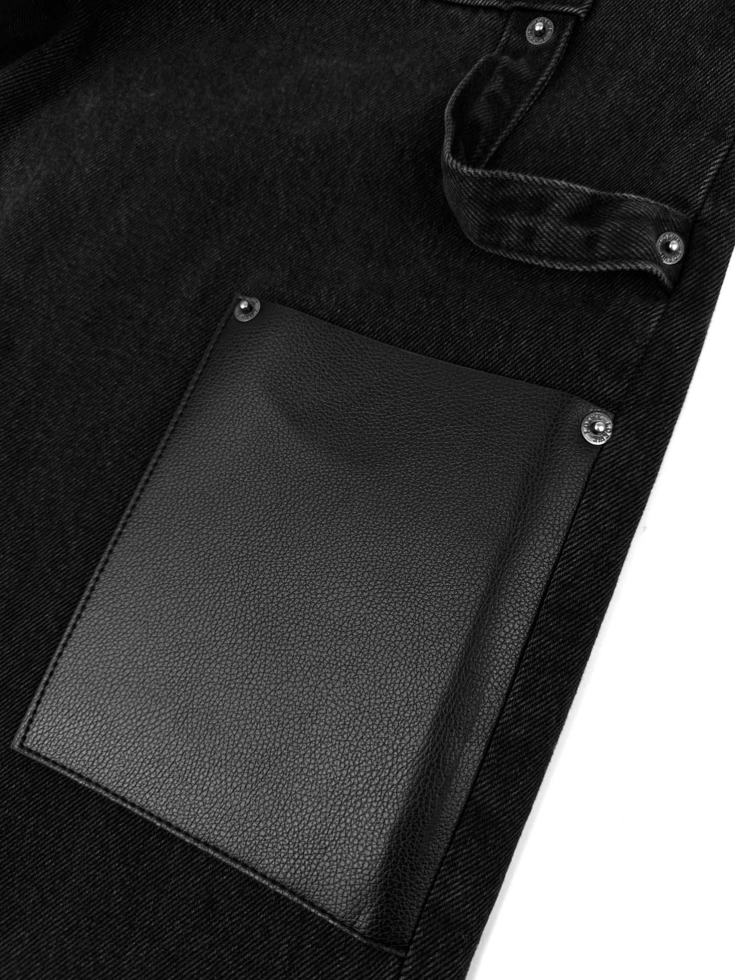 Loewe 压纹皮革牛仔裤