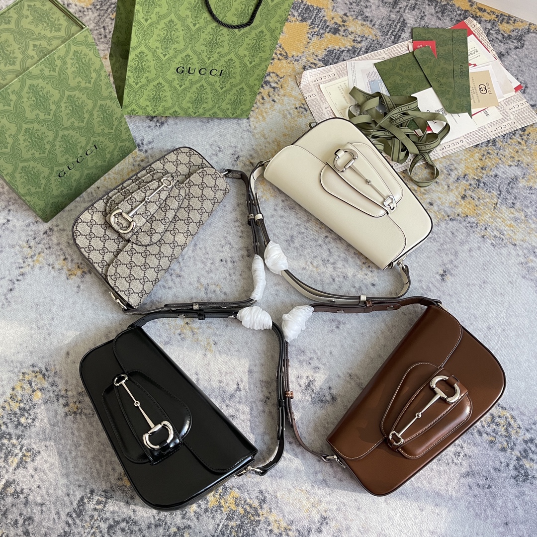 TOP GUCCI Leather Handbags 26.5X10×17CM - 4 Colour