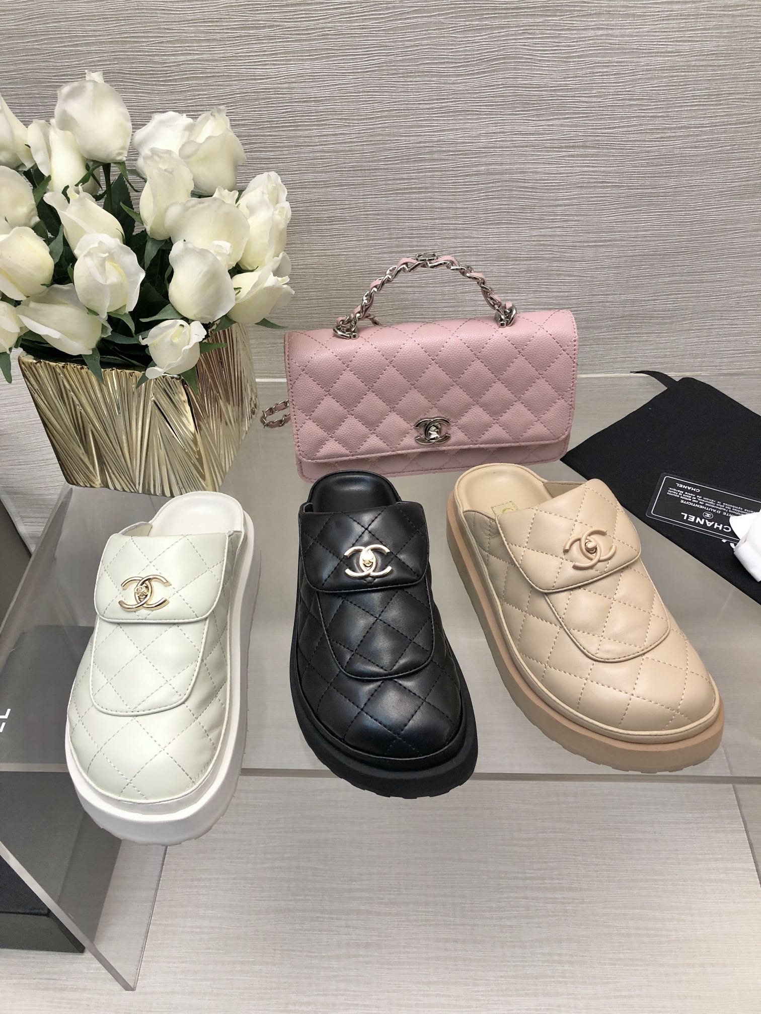 TOP CHANEL  Birkenstock Slippers - 3 Color