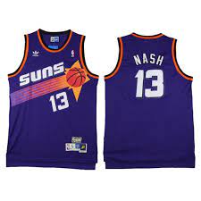 Steve Nash Phoenix Suns Purple Throwback Jersey