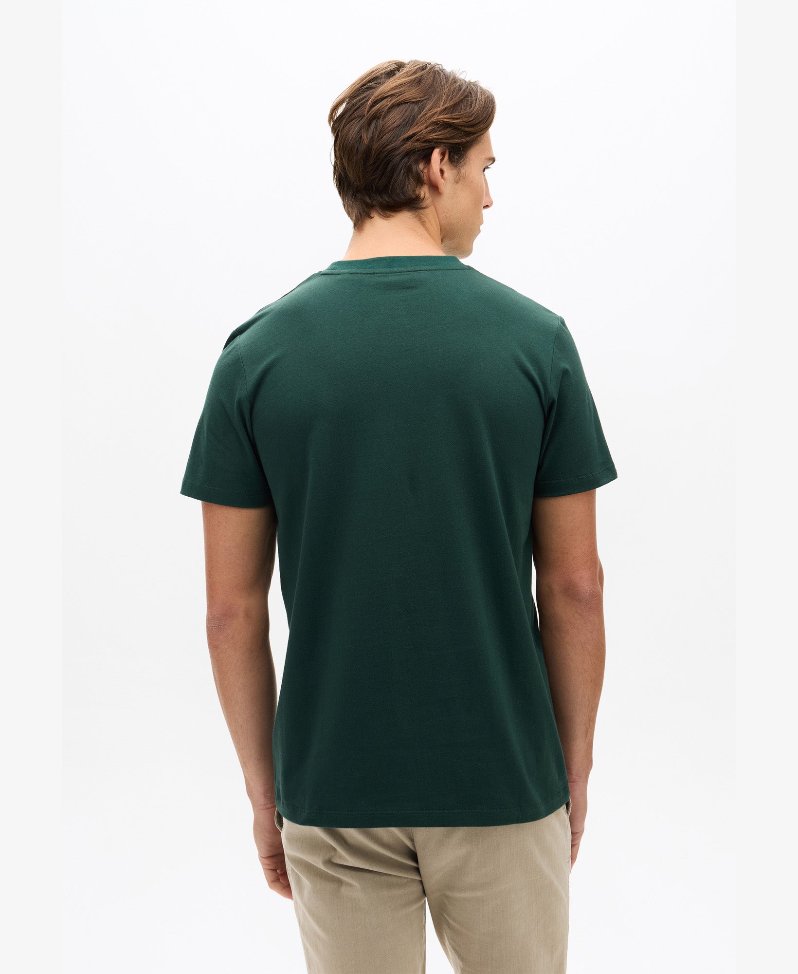 Athletic Essential Chest Tee | Enamel Green